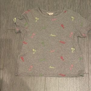 Lucky Brand never warn unique t shirt size S